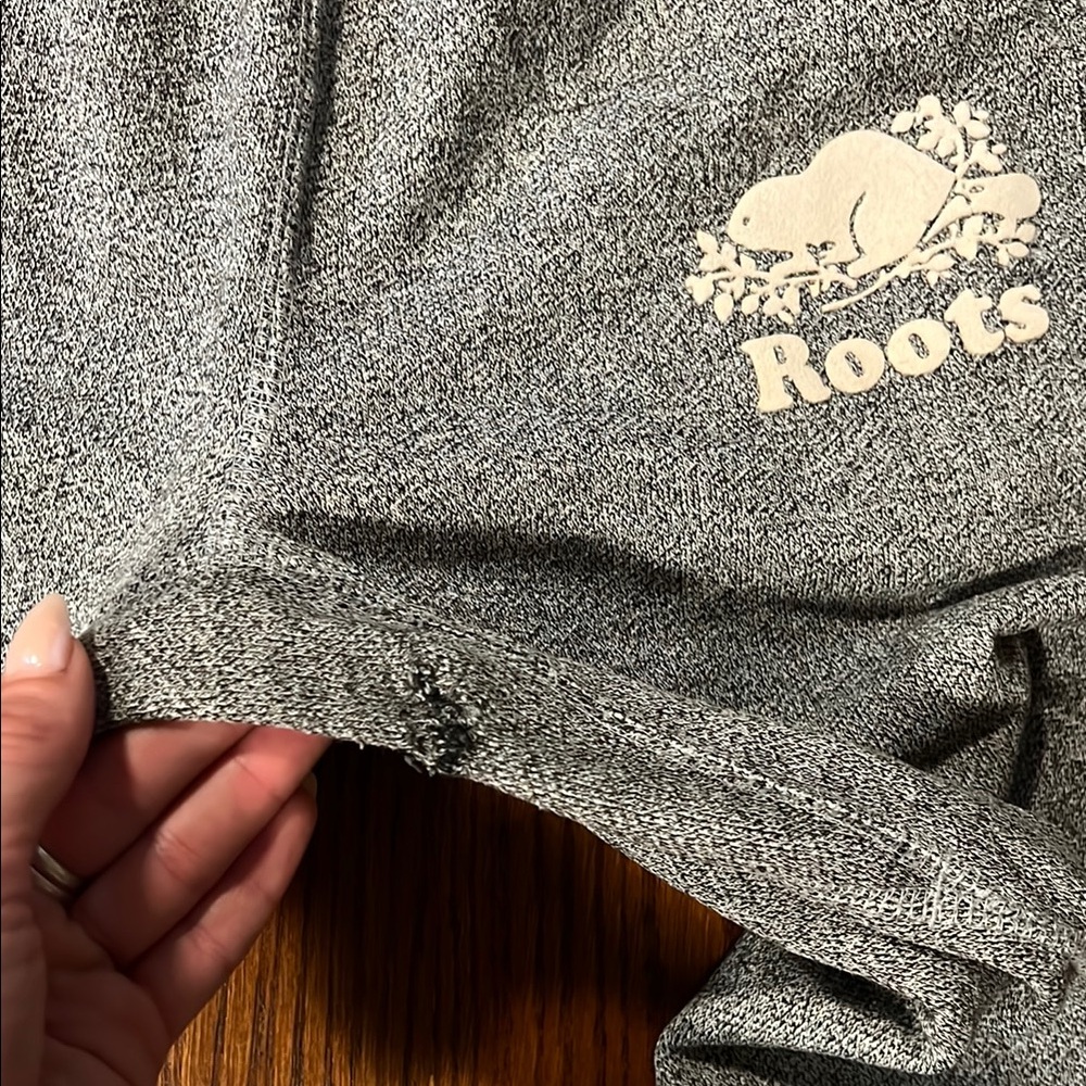 Roots | Women’s Size XS Gray Jogger Sweatpants Elastic Waist - Picture 9 of 10